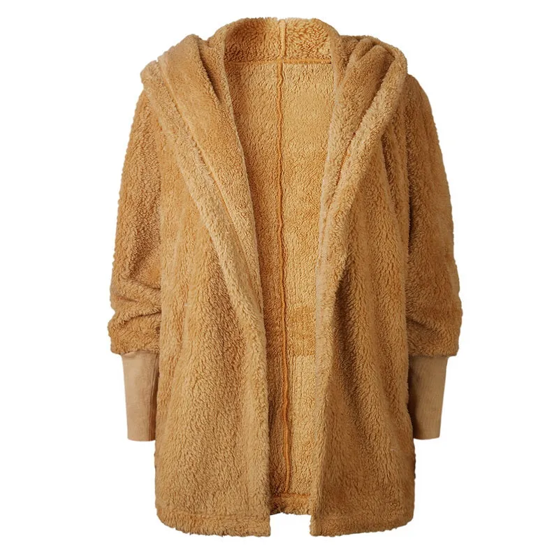 Women's Autumn/Winter Fur Cardigan With Long Sleeves