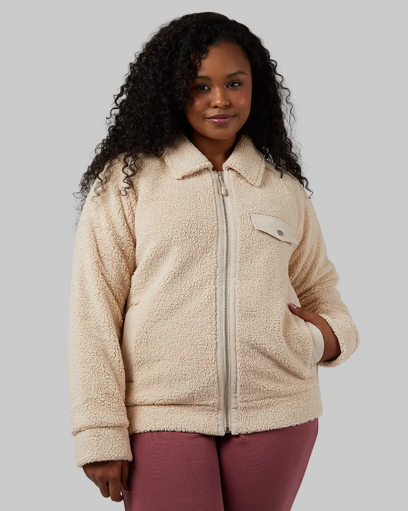 WOMEN'S TEDDY SHERPA JACKET