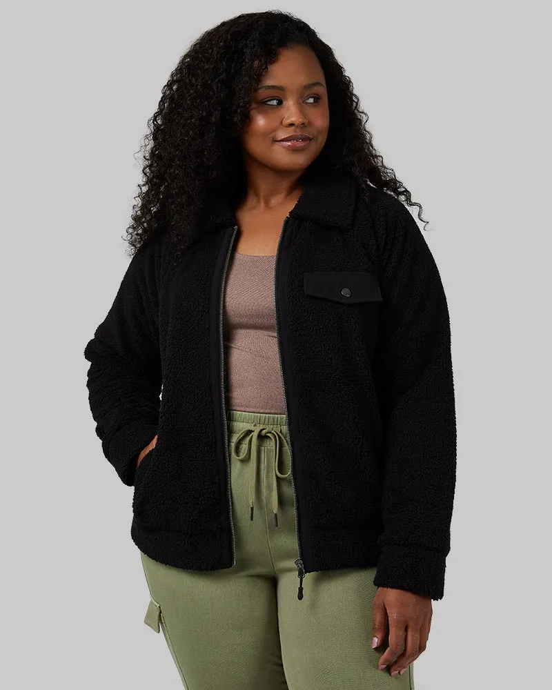 WOMEN'S TEDDY SHERPA JACKET