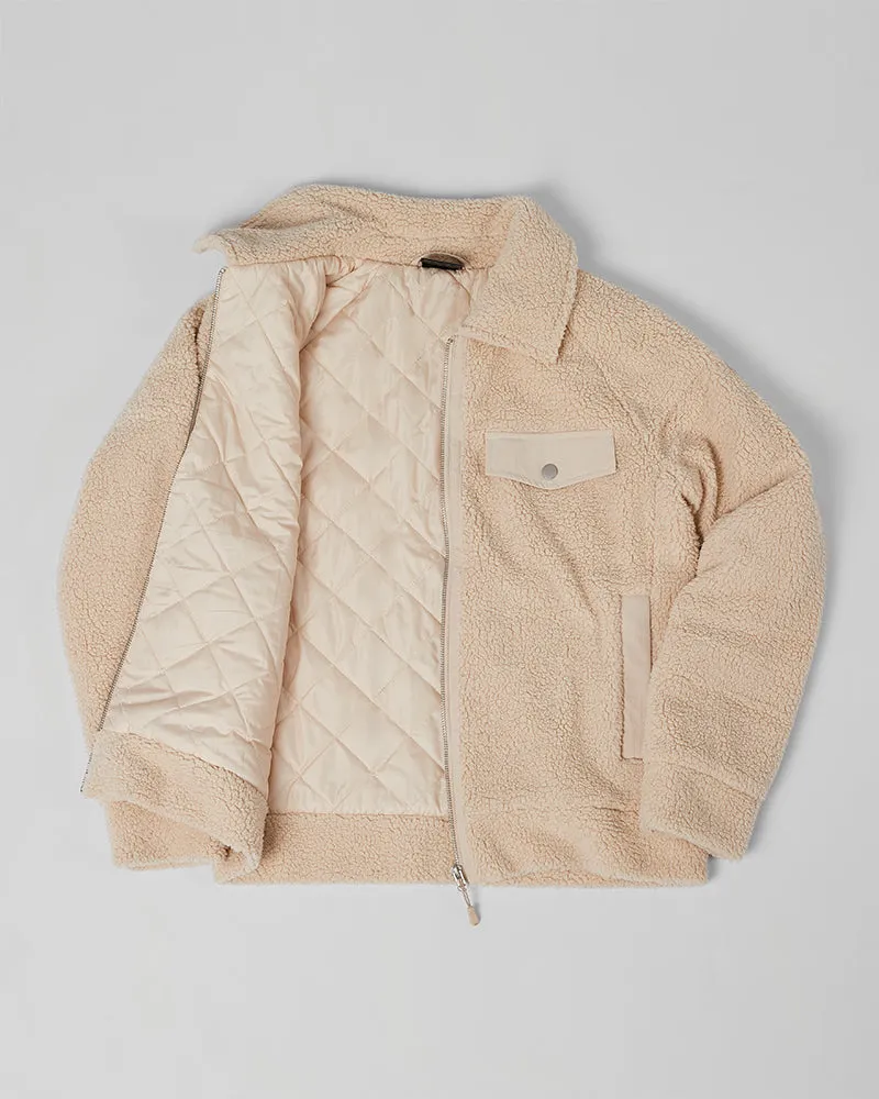 WOMEN'S TEDDY SHERPA JACKET