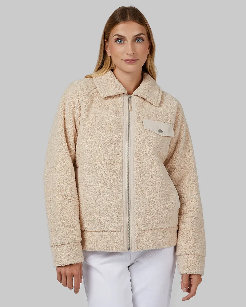 WOMEN'S TEDDY SHERPA JACKET